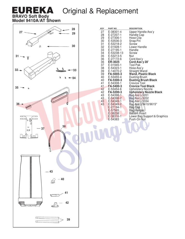 Eureka 9410A schematic page 2 preview