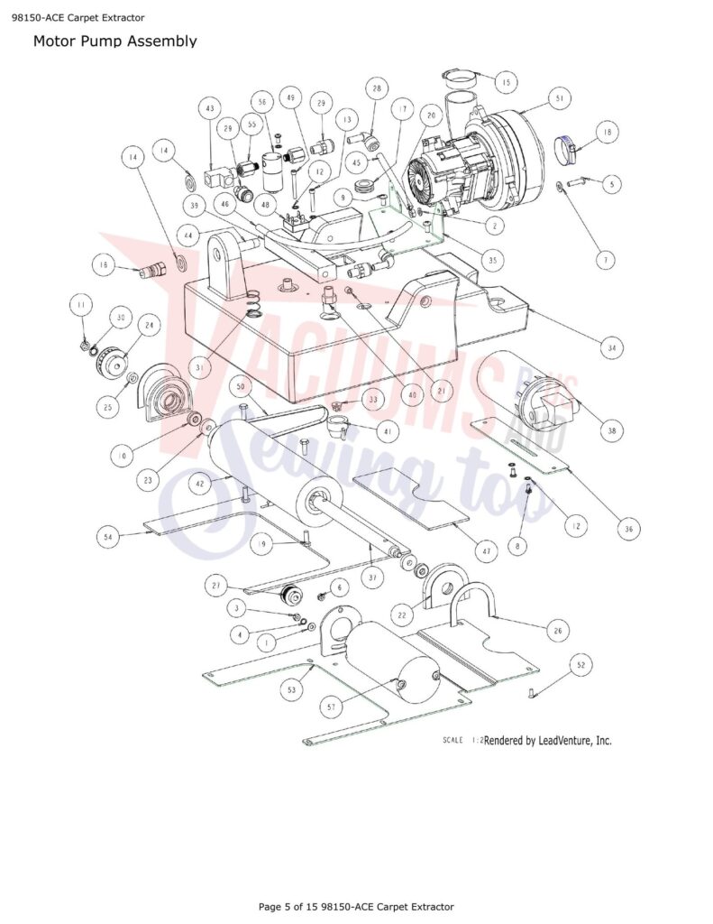 Tornado 98150-ACE exploded schematic diagram (page 2)