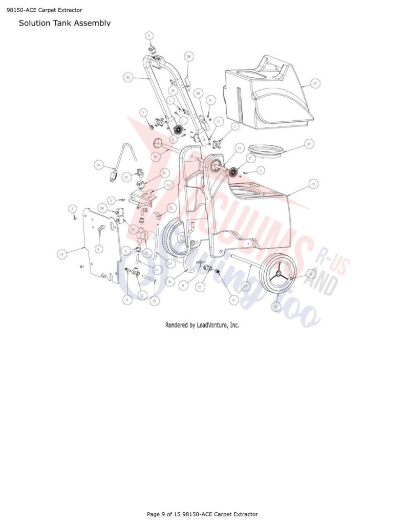 Tornado 98150-ACE exploded schematic diagram (page 3)