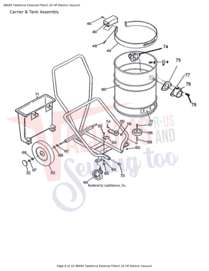 Tornado 98699 exploded schematic diagram (page 3)