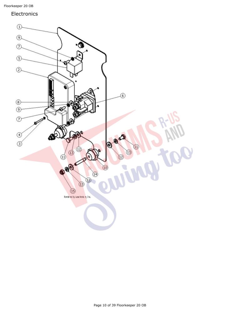 Tornado Floorkeeper 20 schematic page 11 preview
