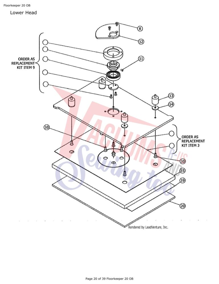Tornado Floorkeeper 20 schematic page 16 preview