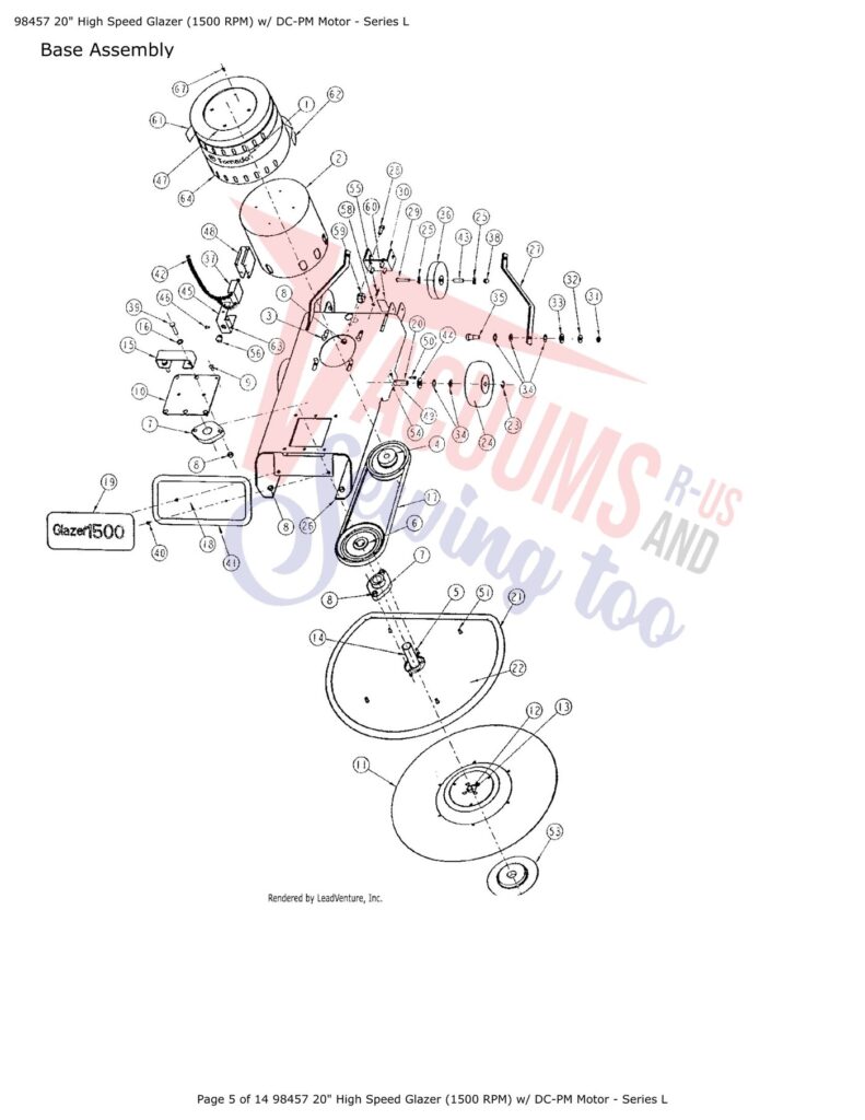 Tornado 98457 exploded schematic diagram (page 1)