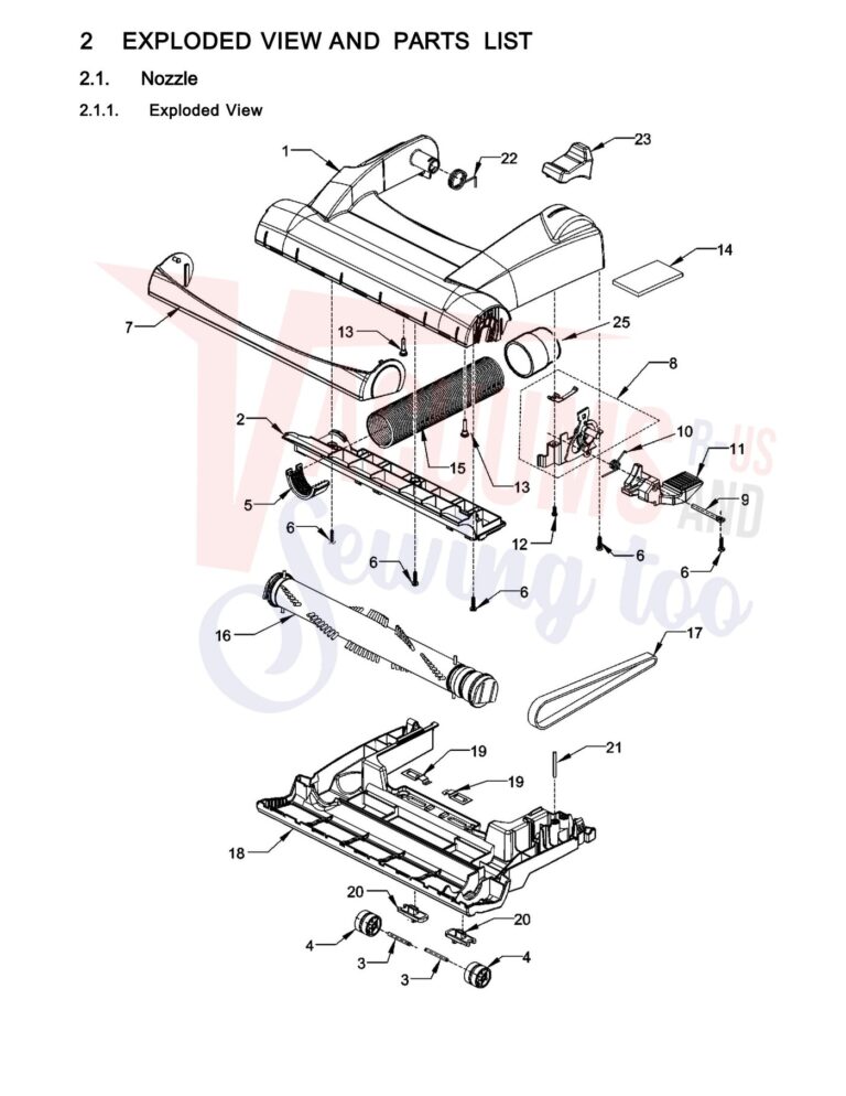 Panasonic MC-V7710 schematic page 1 preview