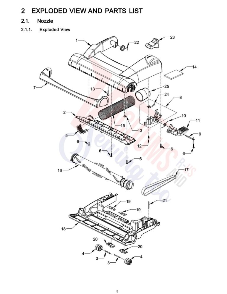 Panasonic MC-V772 schematic page 1 preview