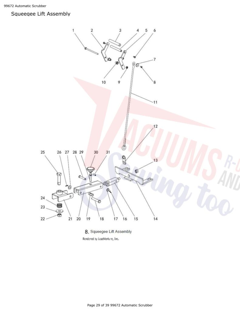 Tornado 99672 exploded schematic diagram (page 6)
