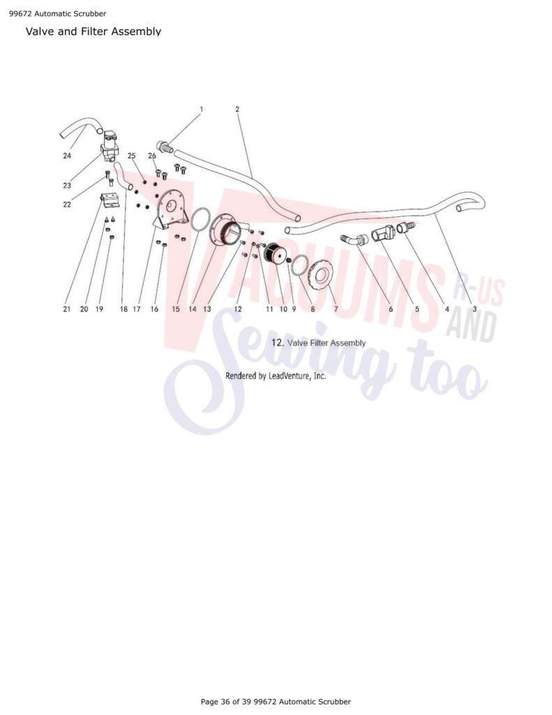 Tornado 99672 exploded schematic diagram (page 9)