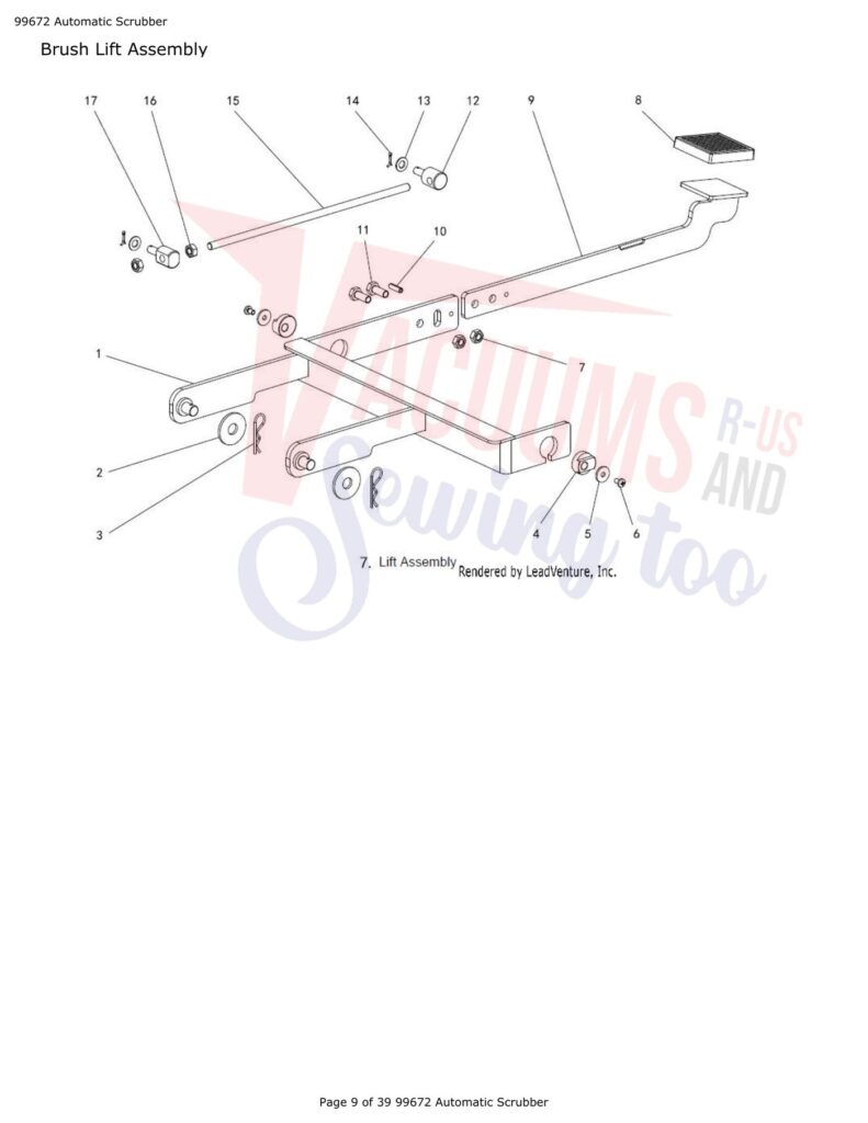 Tornado 99672 exploded schematic diagram (page 13)