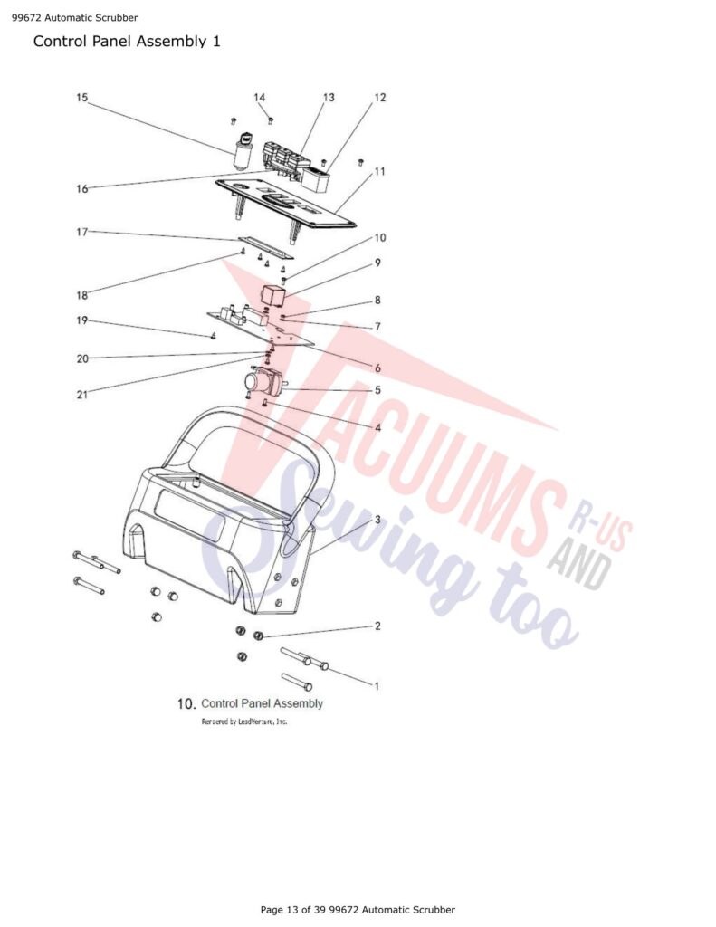 Tornado 99672 exploded schematic diagram (page 15)