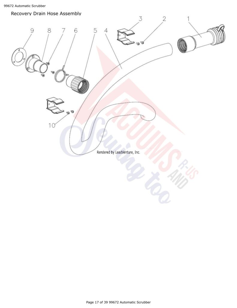 Tornado 99672 exploded schematic diagram (page 17)