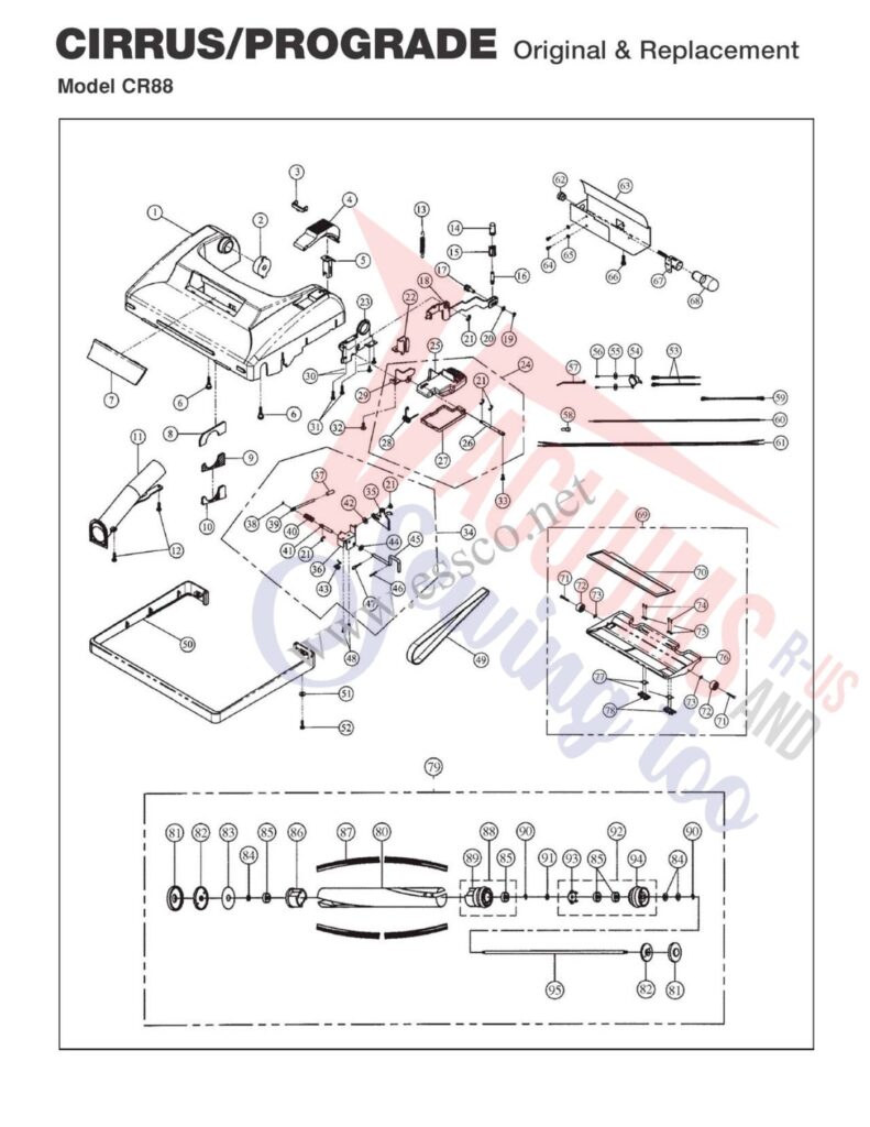 Cirrus CR88 exploded schematic diagram (page 2)
