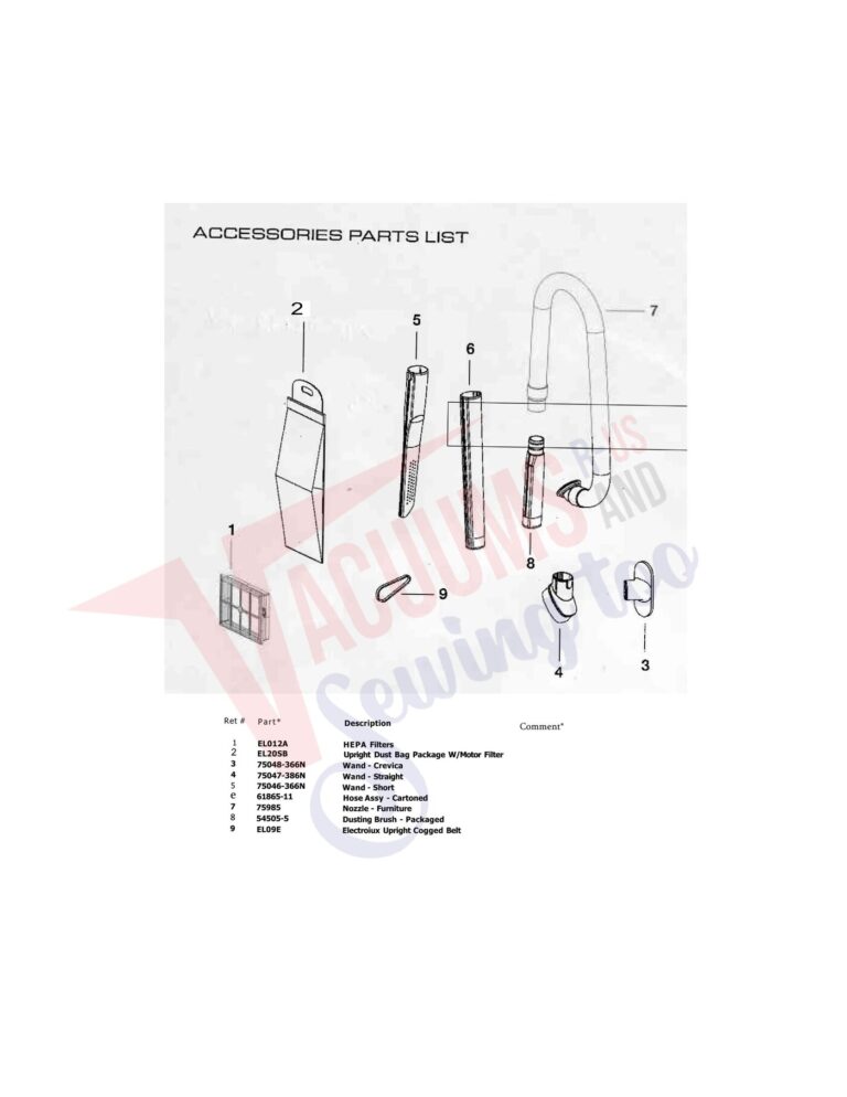 Eureka EL012A schematic page 1 preview