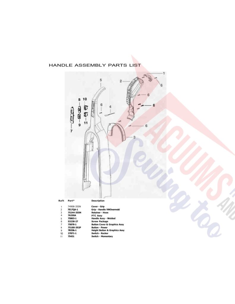Eureka EL012A exploded schematic diagram (page 2)