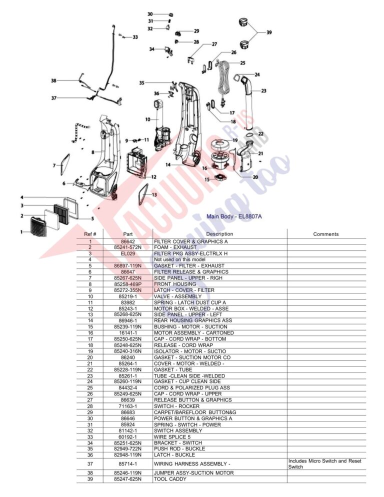 Electrolux EL029 schematic page 1 preview