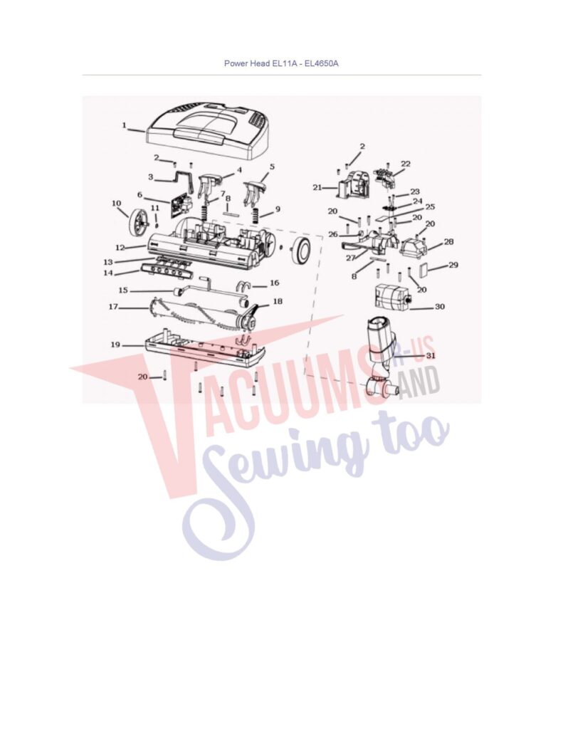 Eureka EL4650A exploded schematic diagram (page 2)
