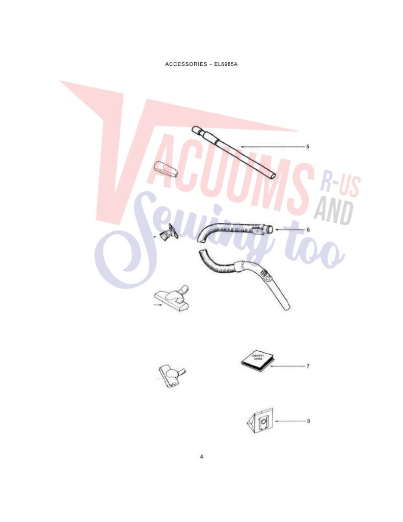 Electrolux EL6985A exploded schematic diagram (page 2)