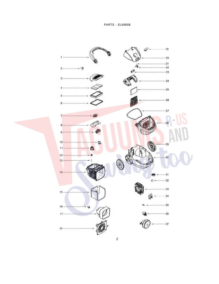Electrolux EL6985B schematic page 1 preview