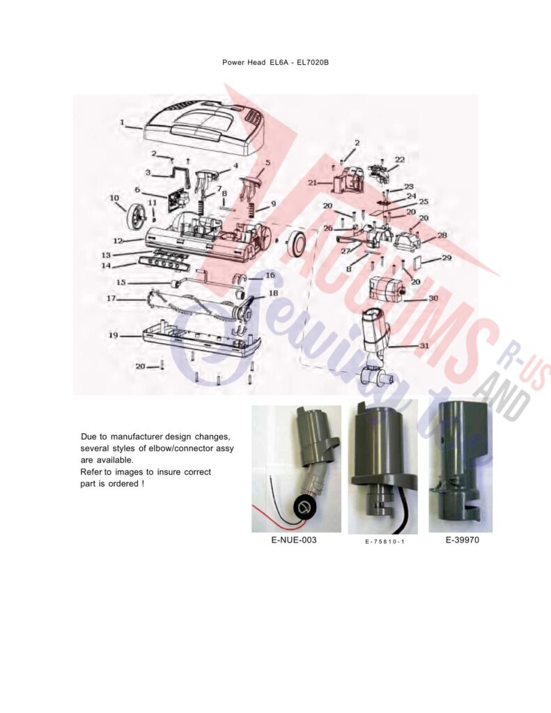 Electrolux EL7020B exploded schematic diagram (page 2)