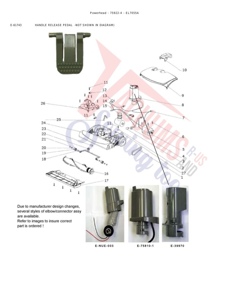 Electrolux EL7055A exploded schematic diagram (page 2)