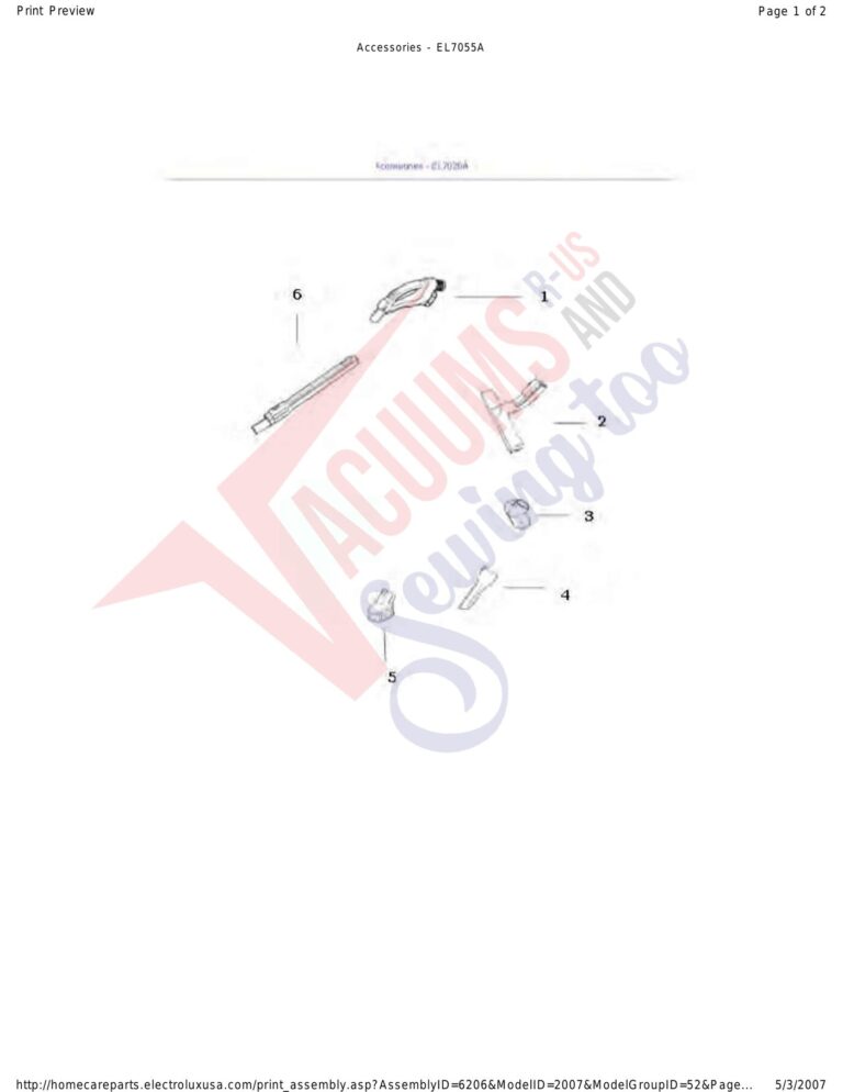 Electrolux EL7055A schematic page 3 preview
