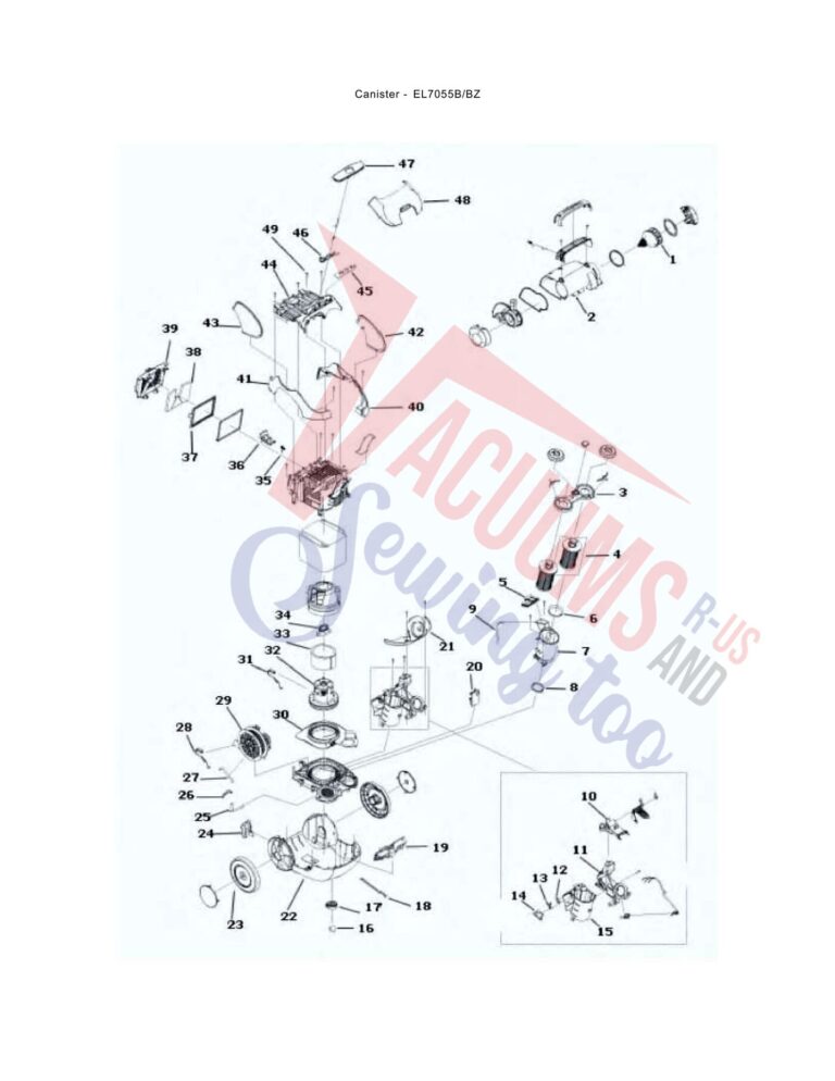 Electrolux EL7055B schematic page 1 preview