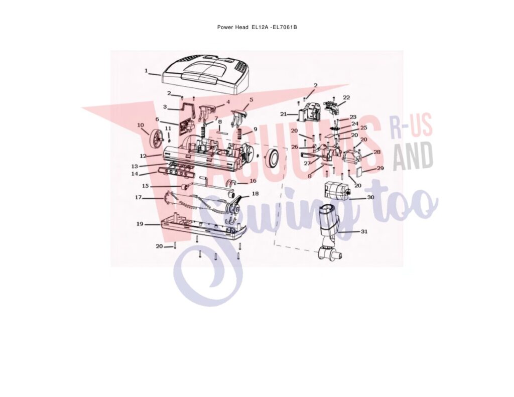Electrolux EL7061B exploded schematic diagram (page 2)