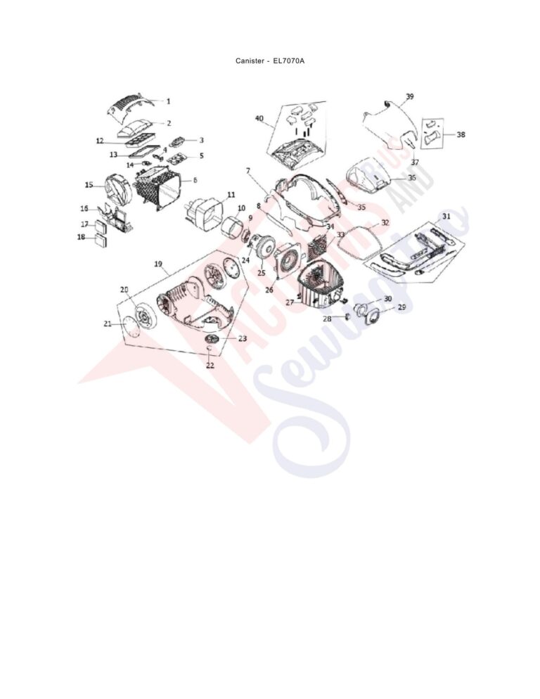 Electrolux EL7070A schematic page 1 preview