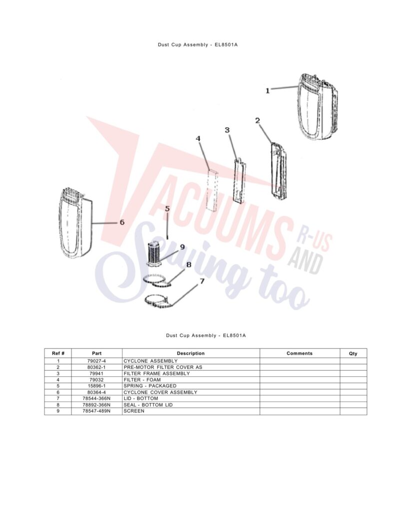 Electrolux EL8501A exploded schematic diagram (page 2)