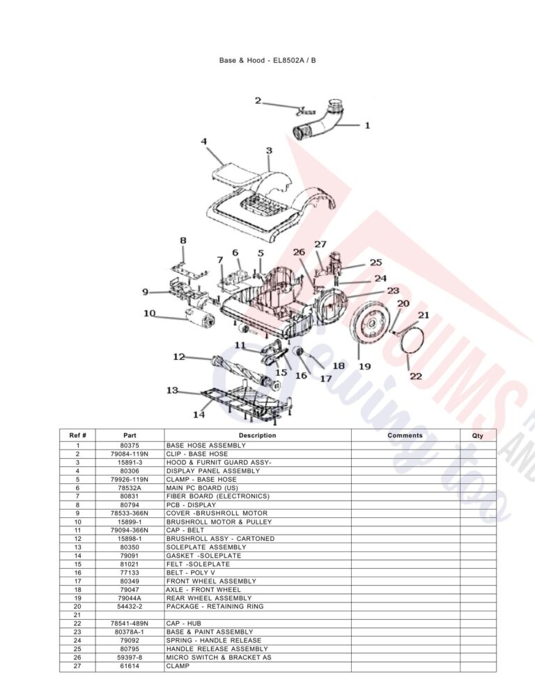 Electrolux EL8502A schematic page 3 preview