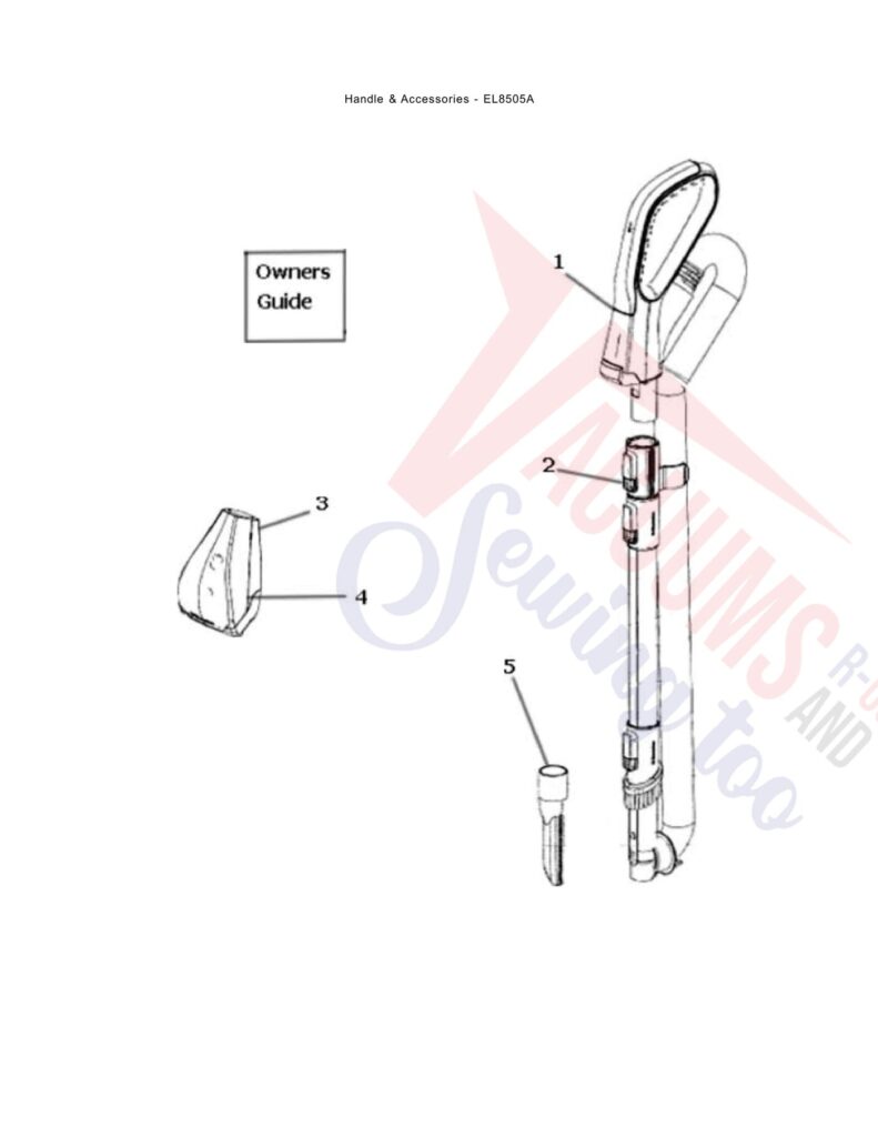 Electrolux EL8505A exploded schematic diagram (page 1)