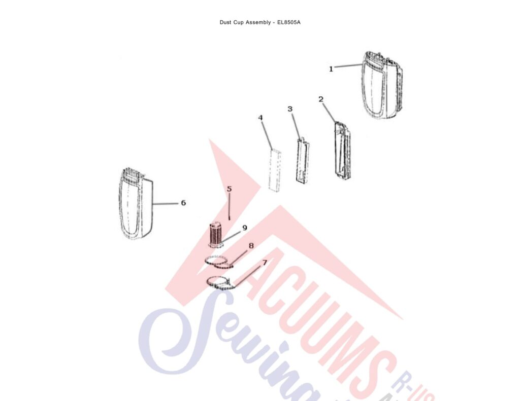 Electrolux EL8505A exploded schematic diagram (page 4)