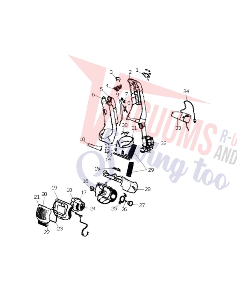 Eureka EL8602A exploded schematic diagram (page 4)