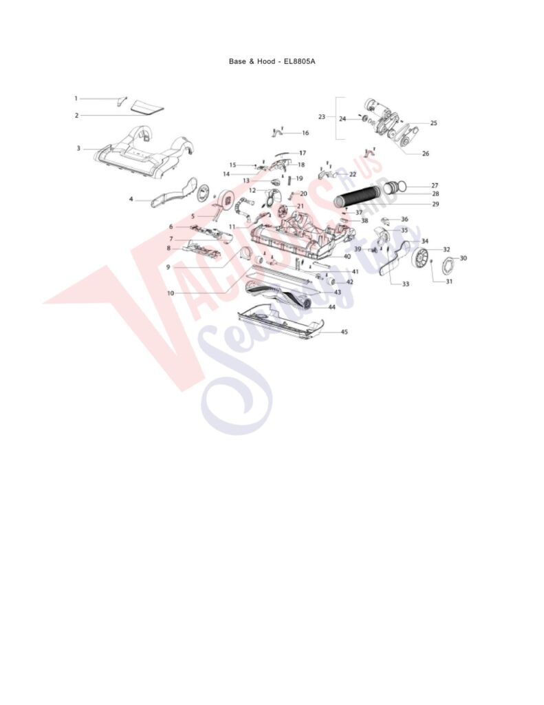 Electrolux EL8805A exploded schematic diagram (page 2)
