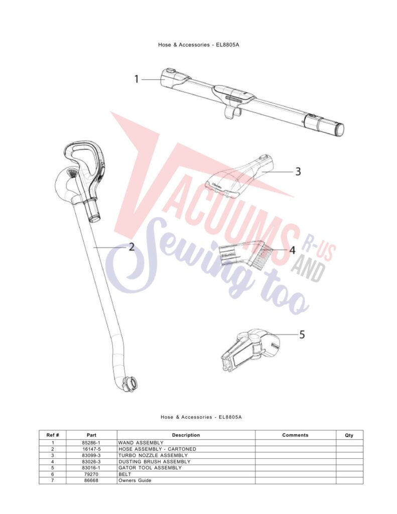 Electrolux EL8805A exploded schematic diagram (page 4)