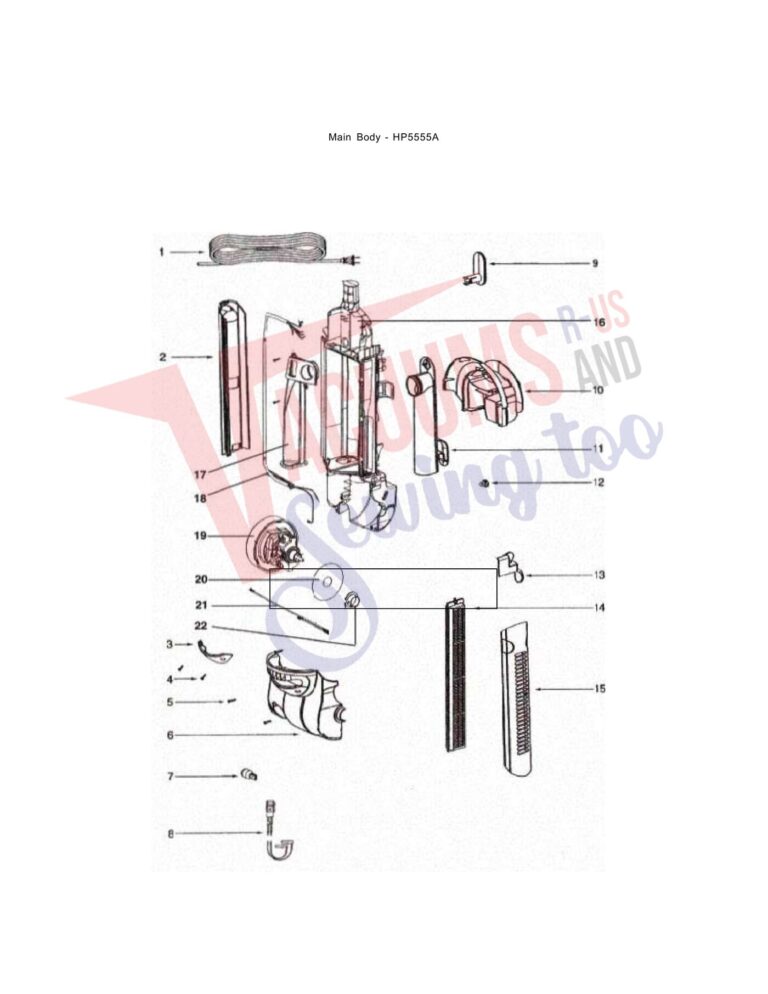 Eureka HP5555A schematic page 2 preview