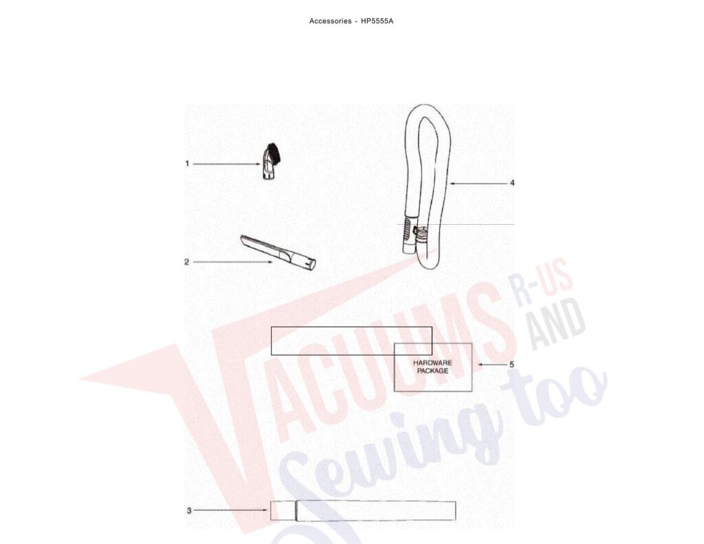 Eureka HP5555A exploded schematic diagram (page 4)