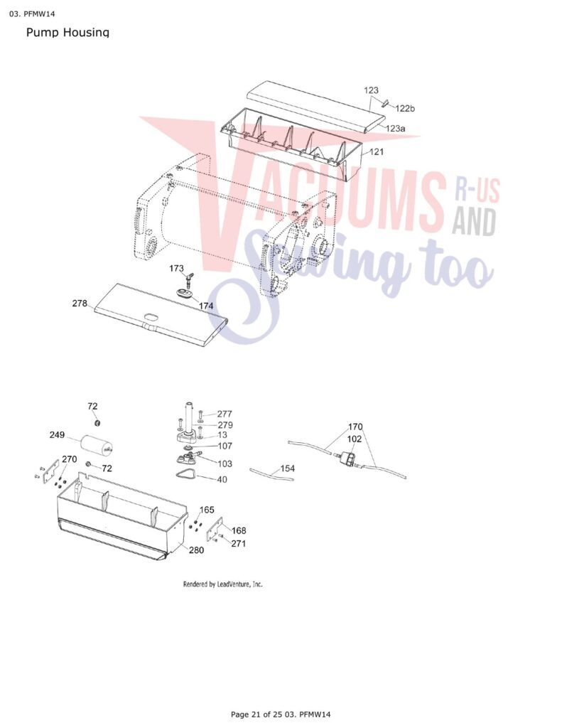 Powr-Flite pfmw14 exploded schematic diagram (page 7)