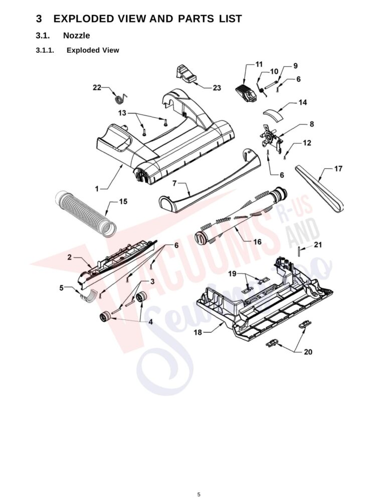 Panasonic MC-V7600 schematic page 1 preview