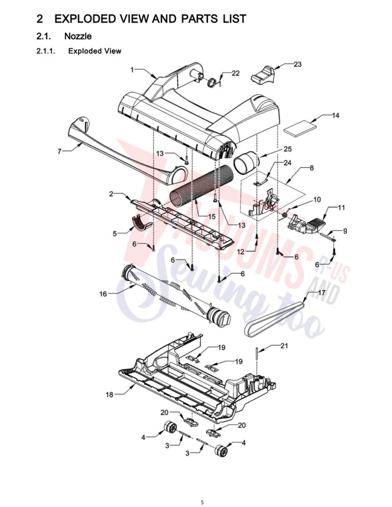 Panasonic MC-V7721 schematic page 1 preview