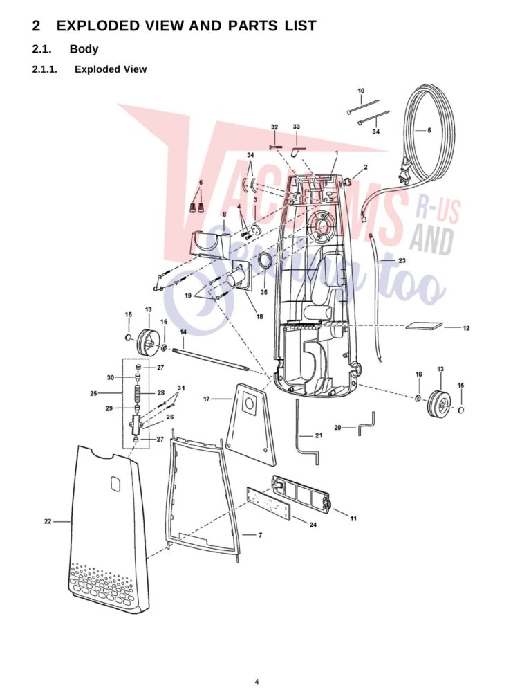 Panasonic MC-V7319 schematic page 1 preview