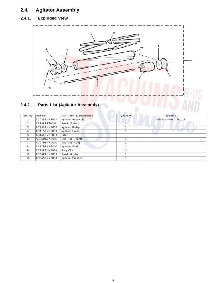 Panasonic MC-V7319 schematic page 4 preview