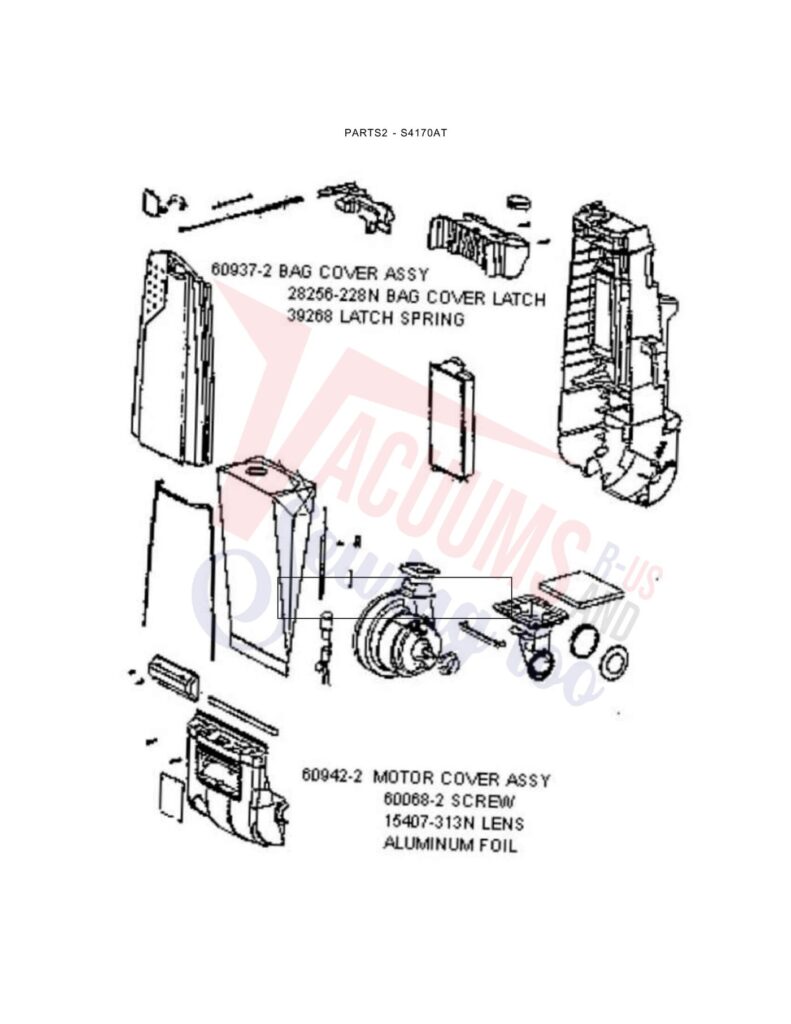 Sanitaire S4170AT exploded schematic diagram (page 2)