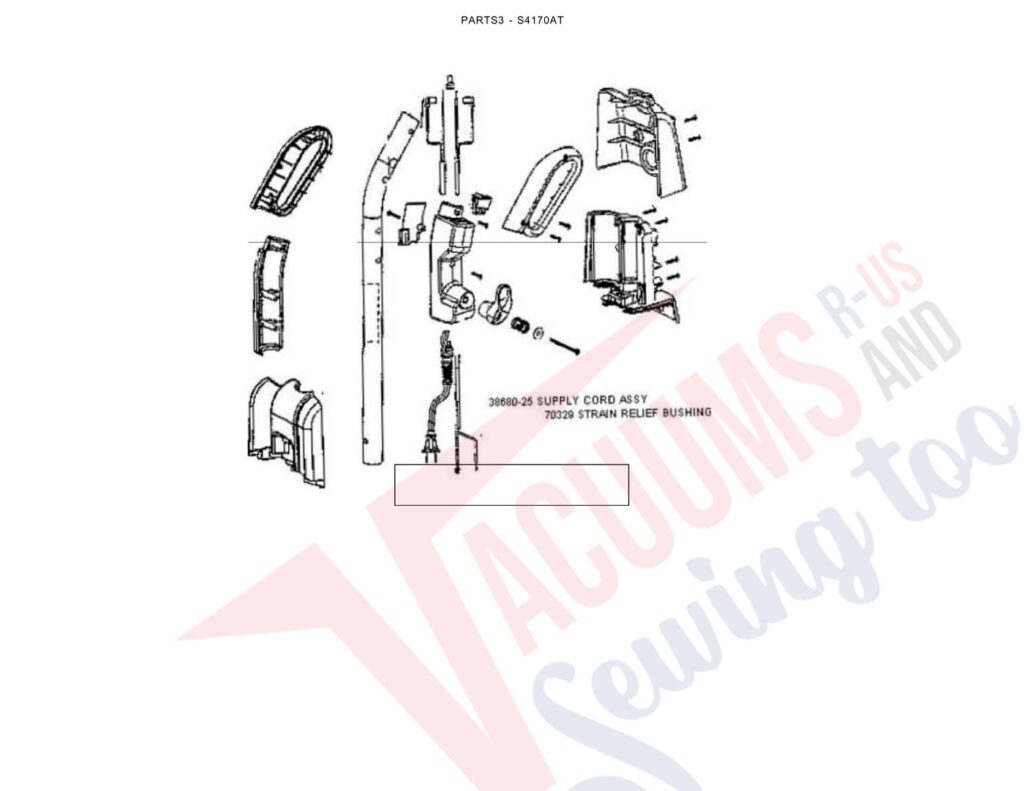 Sanitaire S4170AT exploded schematic diagram (page 4)