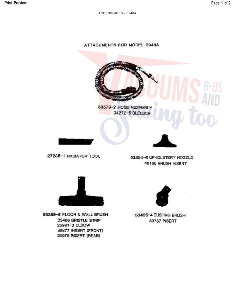 Eureka 3948A exploded schematic diagram (page 4)