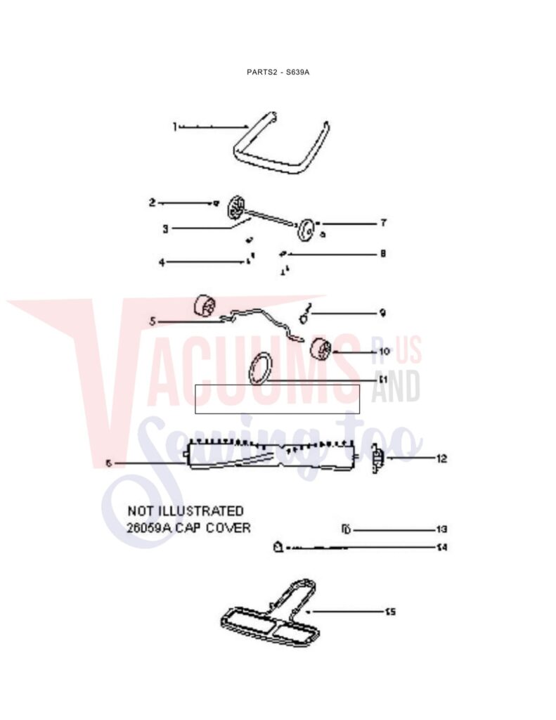Sanitaire S639A exploded schematic diagram (page 3)