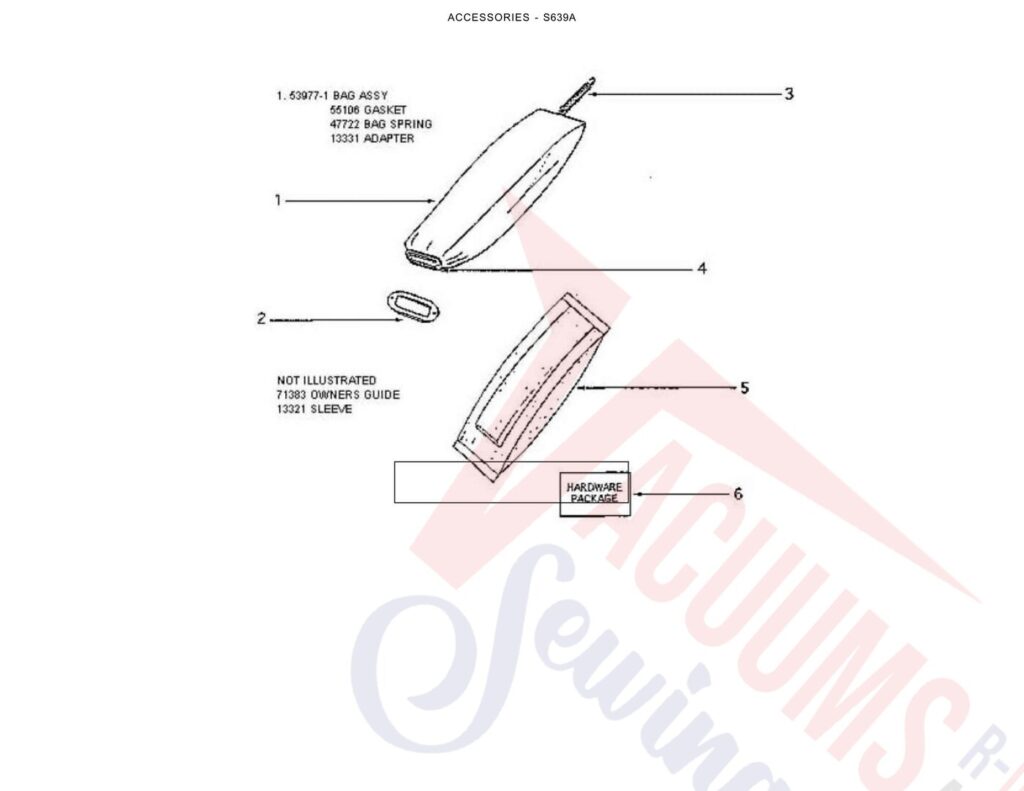 Sanitaire S639A exploded schematic diagram (page 4)