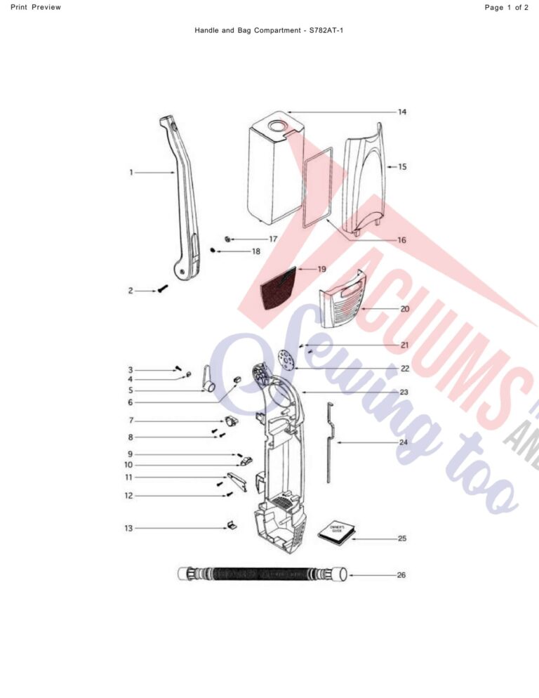 Sanitaire S782AT-1 schematic page 1 preview