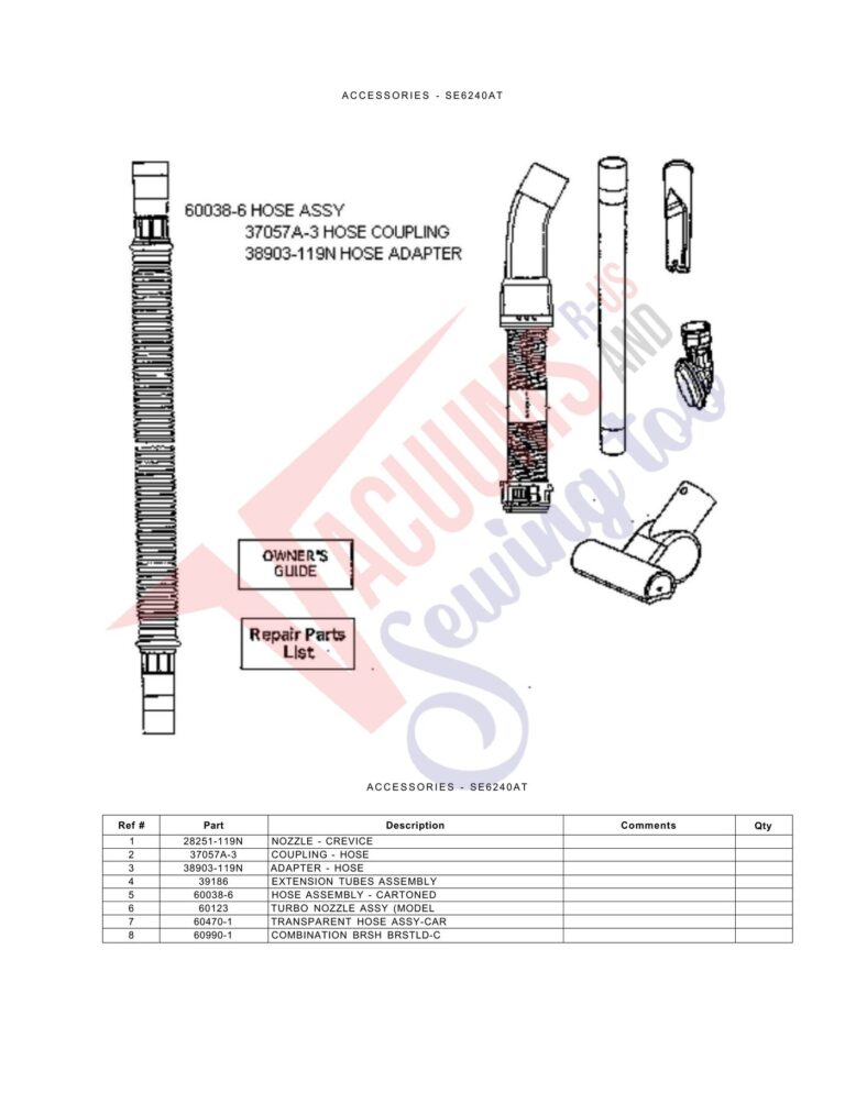 Eureka SE6240AT schematic page 4 preview