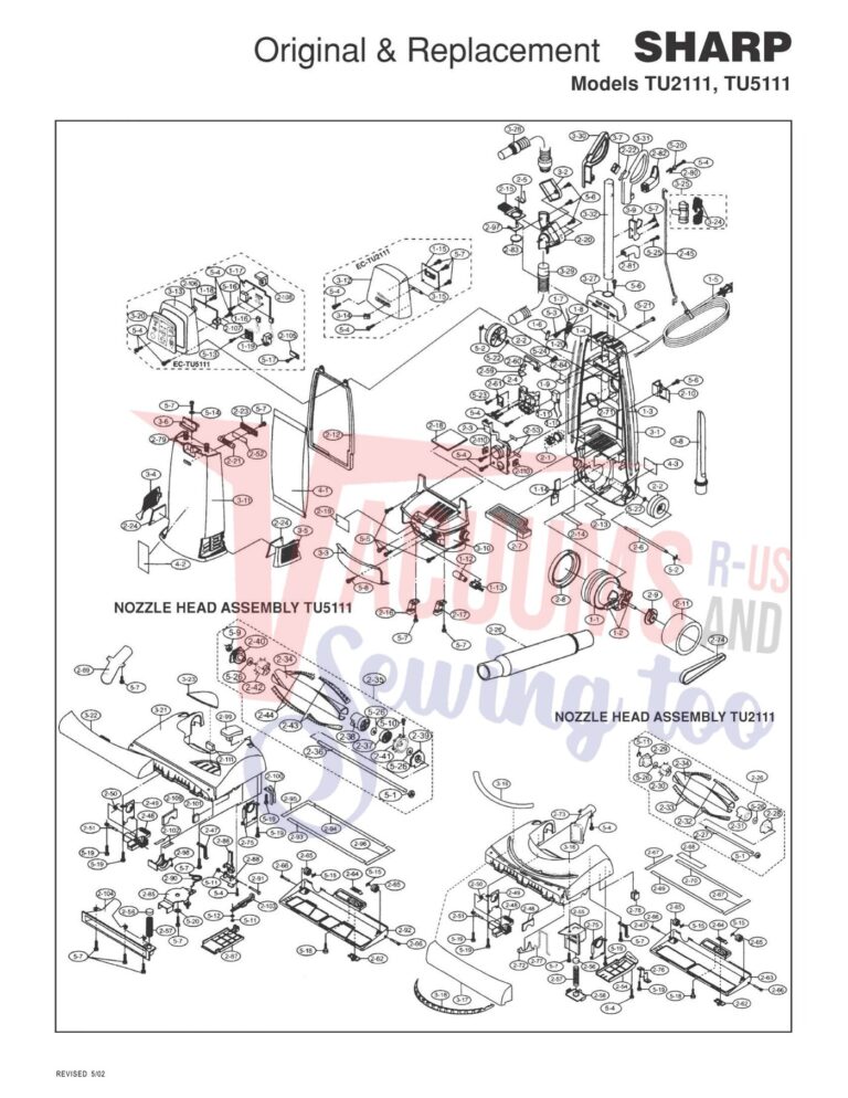 Sharp TU2111 schematic page 1 preview