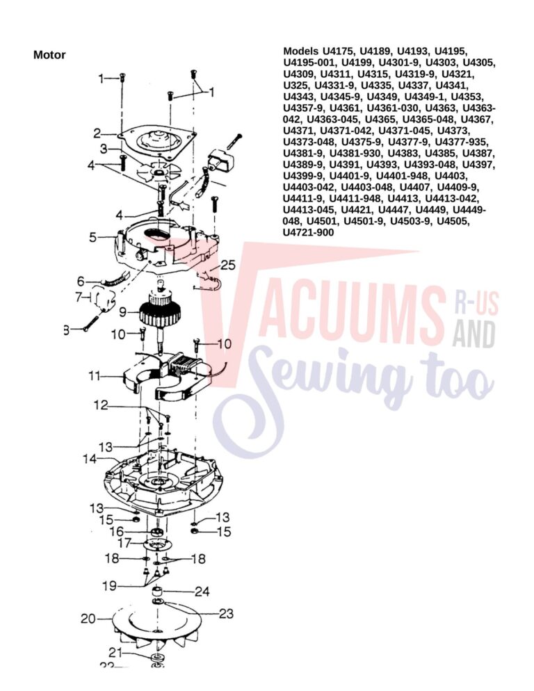 Hoover U4381-9 schematic page 4 preview